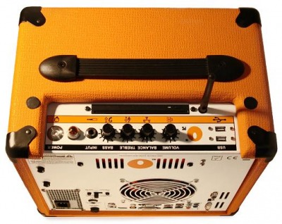 Orange Personal Computer, Rear and Top View