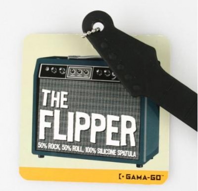 Flipper electric guitar spatulas hang tags
