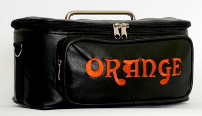 Orange Tiny Terror Hard Wired Edition Leather Carry Bag