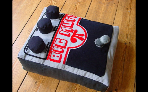 Big Muff Pi effects pedal Cushion