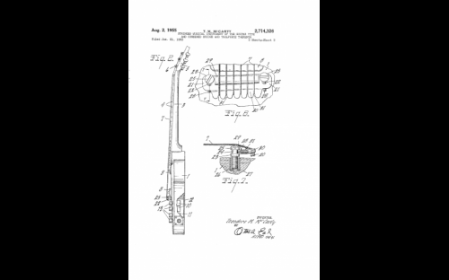 Les Paul's electric guitar patent, page 2