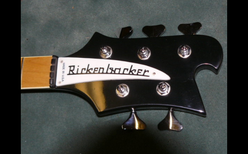 Rickenbacker 4003/5 five string bass, headstock