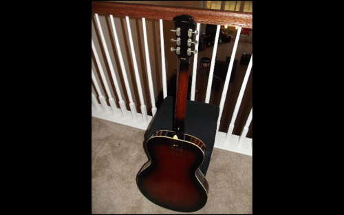 Aria Pro II FA 50 acoustic guitar, back view