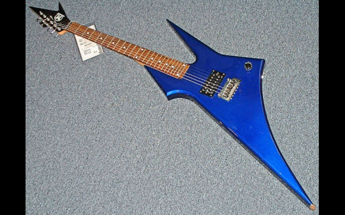Hondo H1 electric guitar in blue
