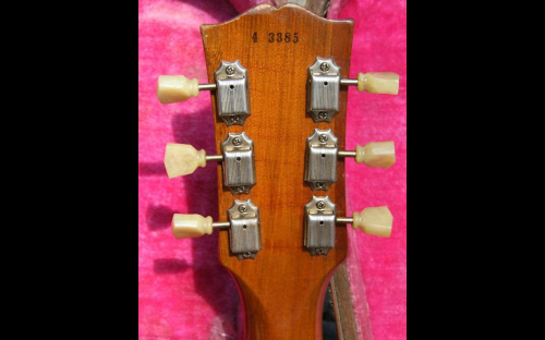 1954 Les Paul Goldtop electric guitar, headstock back