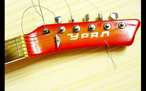 Ural 650 electric guitar, headstock