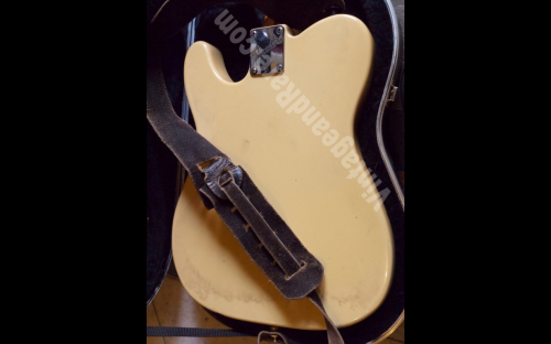 Jeff Buckley's blonde 1983 telecaster guitar - back