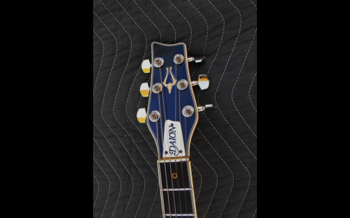 Daion Headhunter 555 electric guitar, headstock