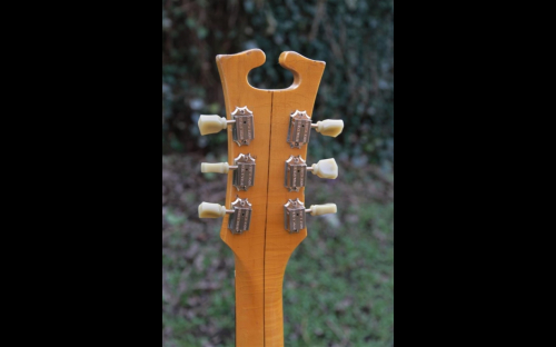 Harptone L-6NC acoustic guitar headstock back