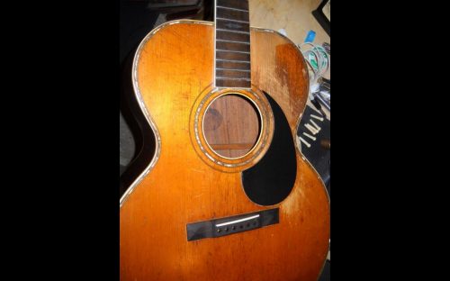 Oahu 69K deluxe jumbo acoustic guitar - body