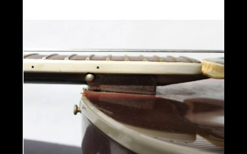 Wandre Tri Lam electric guitar, neck mounting mechanism