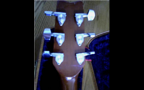 Washburn Tanglewood electro acoustic headstock and tuners