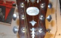 Oahu 69K deluxe jumbo acoustic guitar - headstock