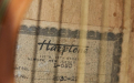 Harptone L-6NC acoustic guitar sound hole label