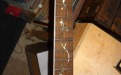 Oahu 69K deluxe jumbo acoustic guitar - fingerboard