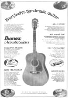 Ibanez S300SV everybodys handmade acoustic guitar advert 1980
