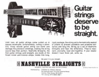 Nashville Straights Strings in a long packet