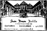 Juan Roman Padilla guitar label