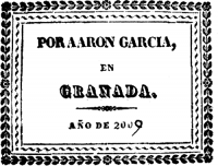 Aarón García Ruiz guitar label