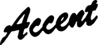 Accent guitar logo
