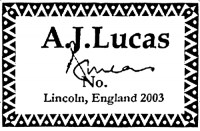 AJ Lucas guitar label