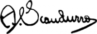 Antonino Scandurra signature