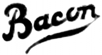 Bacon  guitar logo