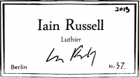 Blair Iain Russell guitar label