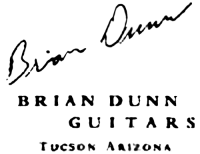 Brian Dunn Guitars label