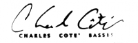 Charles Cote Basses Logo