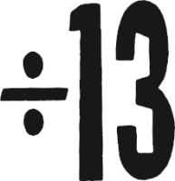 Divided by 13 amplifiers logo