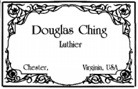 Douglas Ching Guitar label