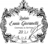Ennio Giovanetti classical guitar label