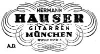 Hermann Hauser Guitar label