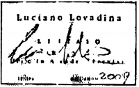 Luciano Lovadina guitar label
