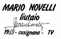 Mario Novelli classical guitar label