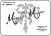 Miguel Molero classical guitar label