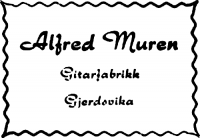 Alfred Muren guitar label