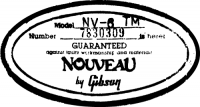 Nouveau by Gibson label