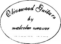 Olivewood Guitars label