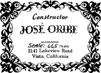 Jose Oribe guitar label