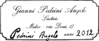 Giovanni Pedrini Angelo classical guitar label