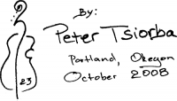 Peter Tsiorba classical guitar label