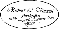 Robert L Vincent classical guitar label