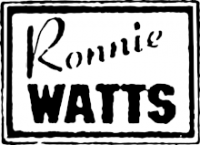 Ronnie Watts guitar logo