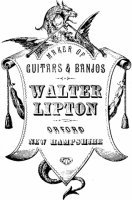 Walter Lipton guitar label