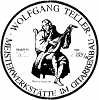 Wolfgang Teller classical guitar label