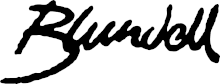 Blundell guitar logo