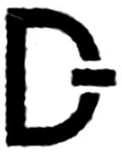 D-Minus Guitars pickguard logo