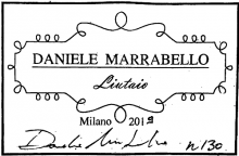 Daniele Marrabello classical guitar label